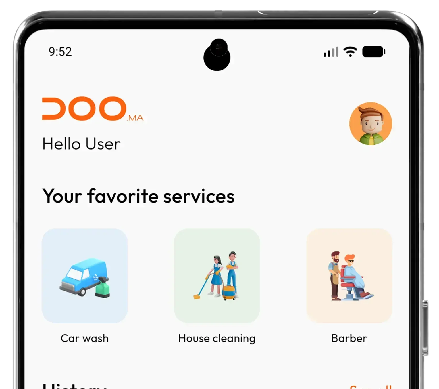 Doo home services booking app